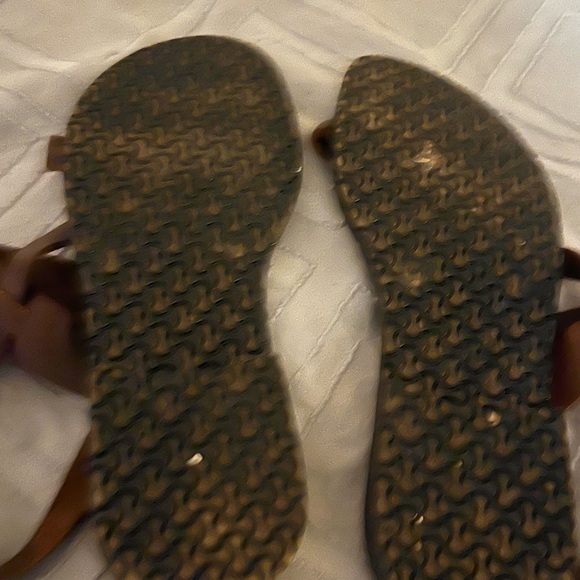 B & B Brown Leather Sandals Sz 7 - Picture 12 of 12